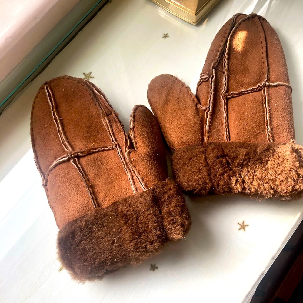 Suede Leather Mittens
